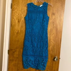 Blue dress